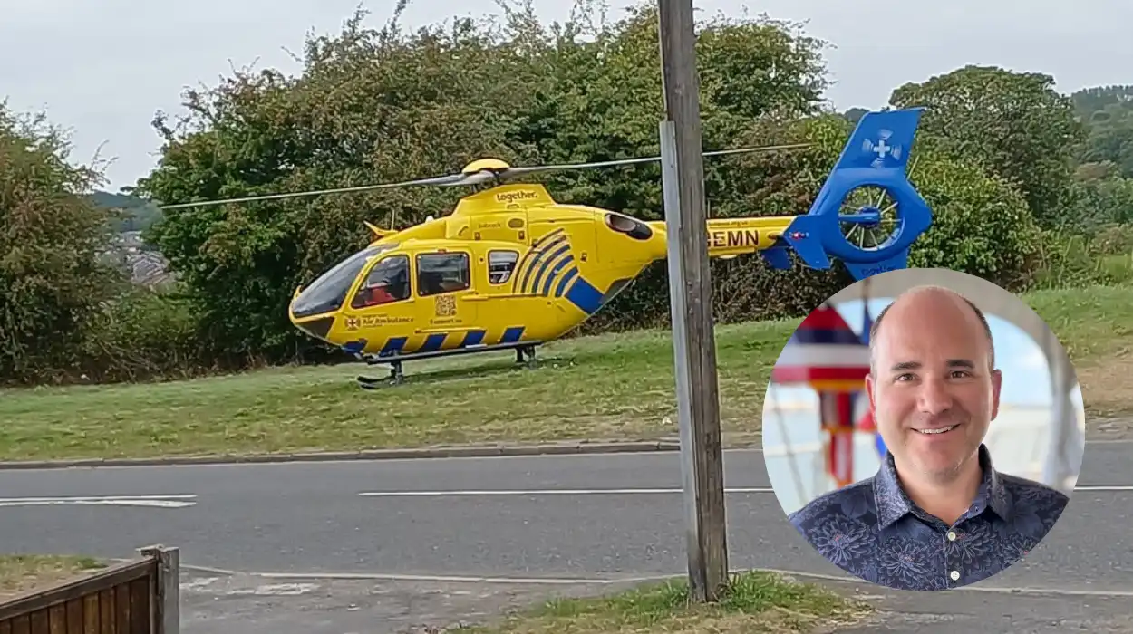 Hospitalised After Crash Prompts Air Ambulance Landing