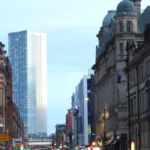Deansgate After Dark Balancing Fun