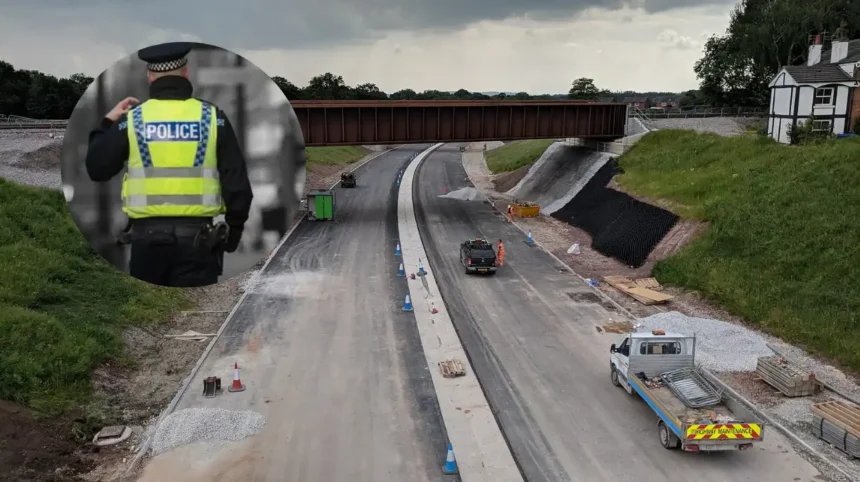 A555 Closed After Motorcyclist Fatality