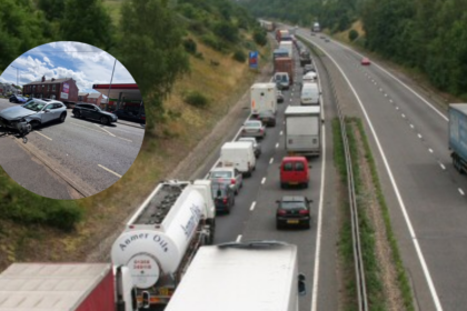 Busy Road Delays After Two-Car Crash in Bury, 2026