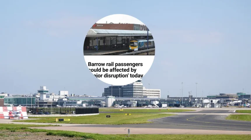 Disruption Hits Barrow Airport Trains, Manchester 2026