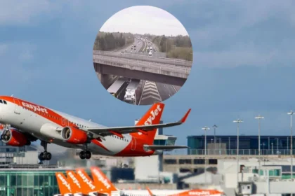 M56 crash blocks motorway near Airport Manchester 2026