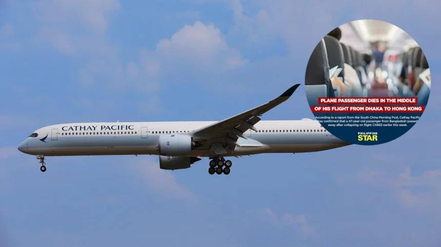 Man dies mid‑air on Cathay Pacific flight from Manchester 2026