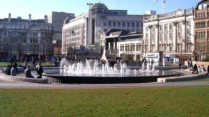 What defines the landscape of independent shops Rochdale town centre