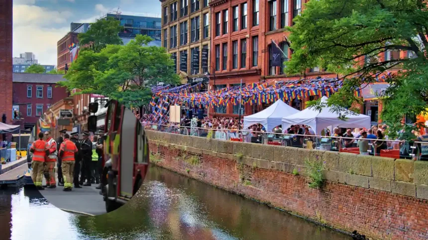 Manchester Gay Village Chemical Incident Live Police Response