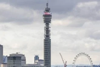 DEC Venezuela Earthquake Appeal BT Tower display