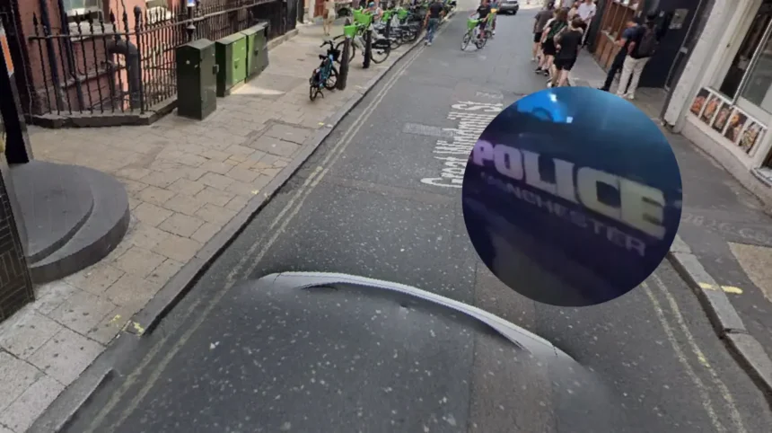 Two young riders hospitalised after Manchester moped collision on Center Street