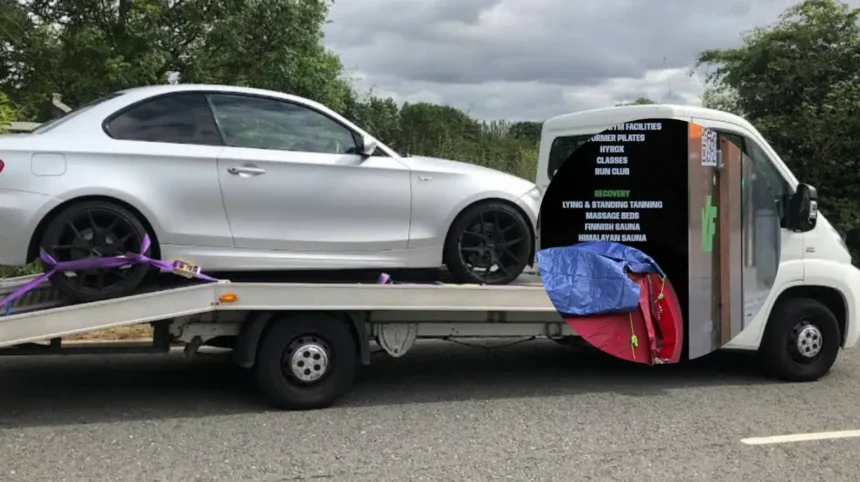 Driver Arrested Following BMW and Lorry Collision