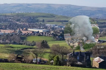 Greenfield blaze 45 homes evacuated, Tesco closed then reopened