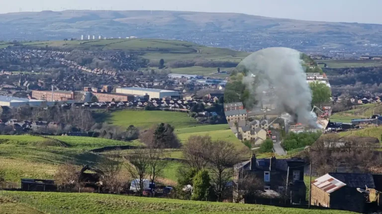 Greenfield blaze 45 homes evacuated, Tesco closed then reopened