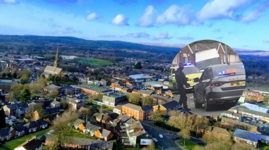 Armed police storm Rochdale after man seen driving gun