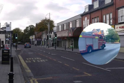 Cheadle Car Fire Blocks High Street During Rush Hour, Stockport 2026