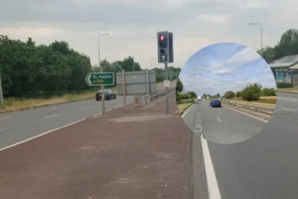 Golborne A580 Crash