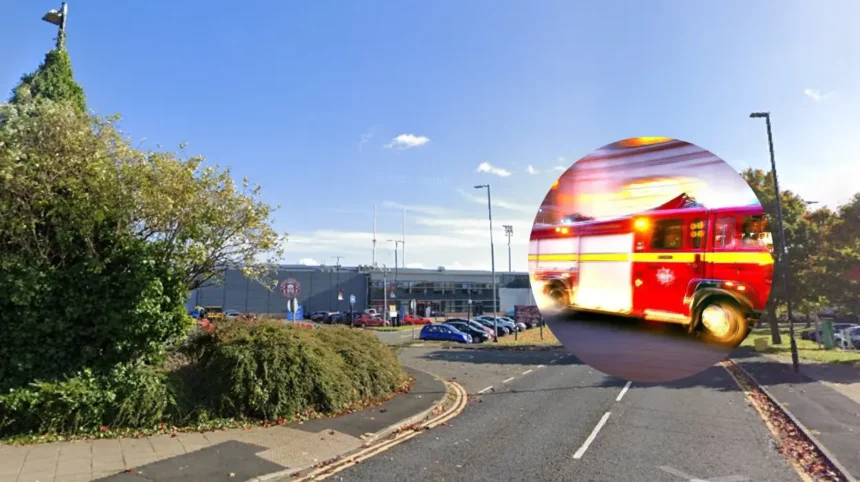 Leigh house fire man and dogs saved from Rossall Crescent