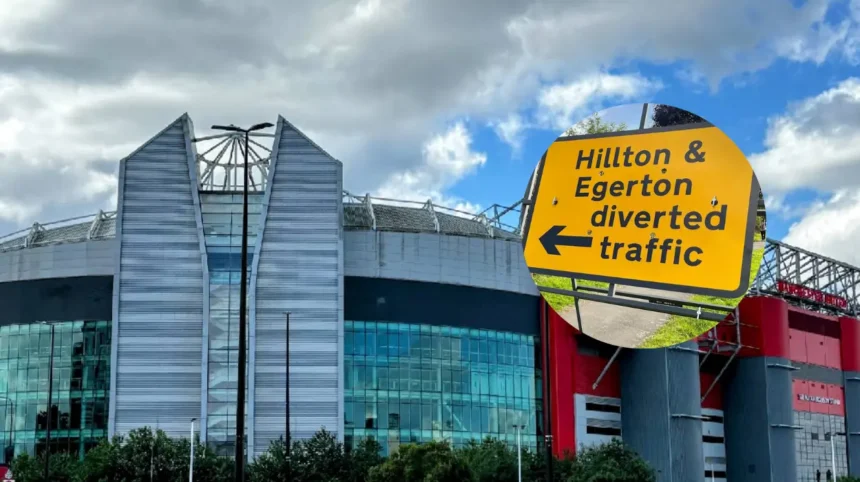 Misspelt Hilton signs divert traffic to Bolton, Zurich 2026