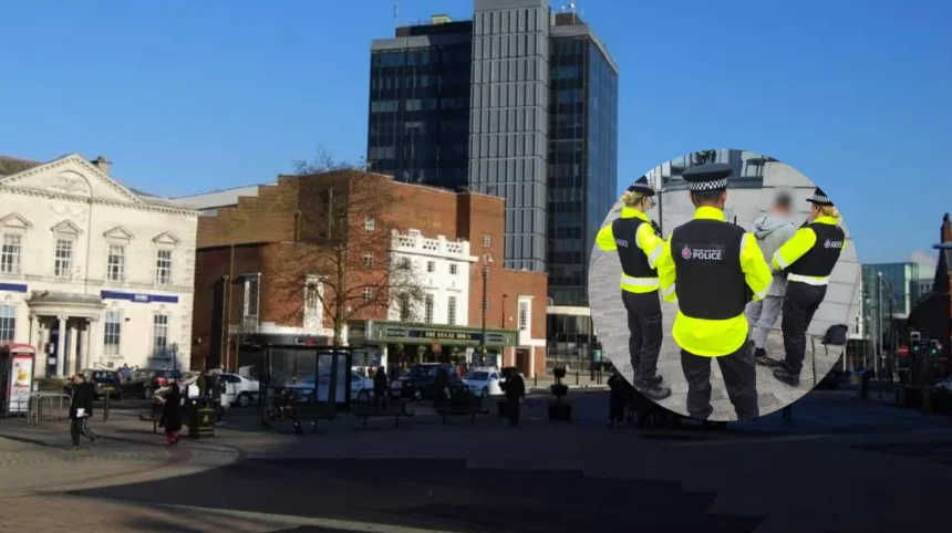 Student police arrest wanted man in balaclava in Rochdale