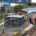 Oldham crash Car overturns on Staley Street as police cordon street